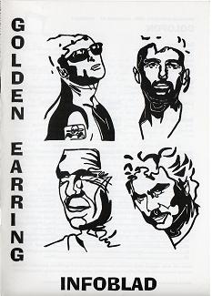 Golden Earring fanclub magazine 1998#2 front cover